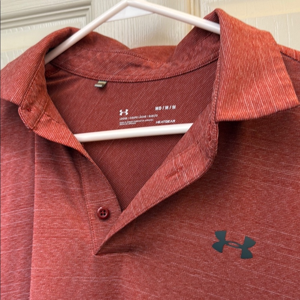 Under Armour Men's Red Polo Shirt